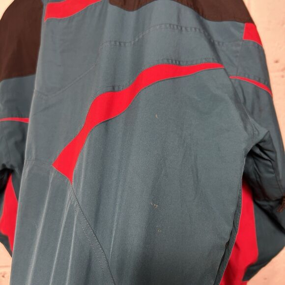 Vintage 90s The North Face Jacket Colorblock “Teal Red” 2024 - Picture 9 of 11